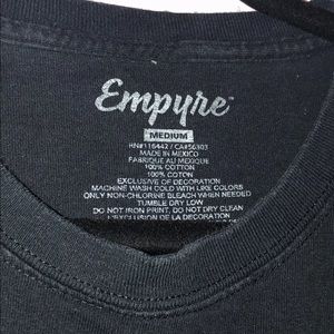 Black tee from Zumiez